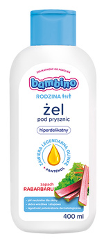 Bambino Rodzina Żel Pod Prysznic Zapach Rabarbaru 400ml