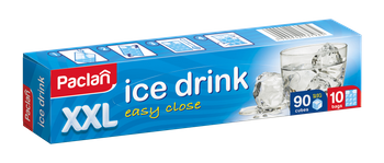 Paclan woreczki do lodu XXL 90 kostek łatwe zamykanie