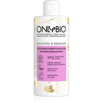 OnlyBio przeciwzmarszczkowy płyn micelarny Bakuchiol Squalan 300ml