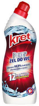 Kret żel do wc power 750ml