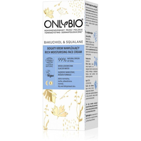 OnlyBio bogaty krem nawilżający Bakuchiol Squalan 50ml