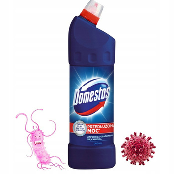 Domestos wc żel 1000ml granatowy oryginal