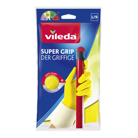 Vileda Rękawice Super Grip L mocny chwyt