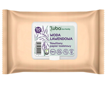 Luba Eco papier nawilżany lawendowy bio 50szt