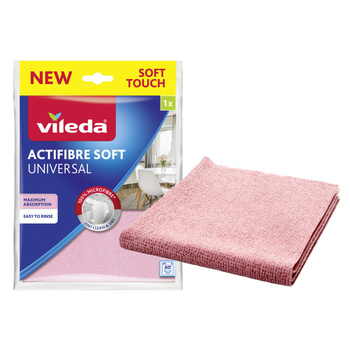 Vileda ściereczka Actifibre soft różowa