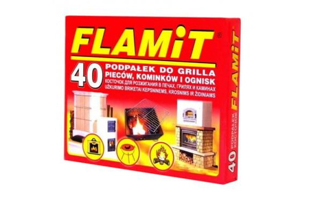 Flamit 40szt. Podpałek Do Grilla