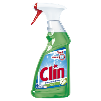 CLIN Windows&Glass Płyn do mycia szyb Apple z pompką 500 ml