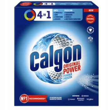 CALGON 4w1 PROSZEK DO ODKAMIENIANIA PRALKI ZMIĘKCZA WODĘ 500G