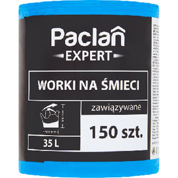 Paclan worki expert 35L 150szt. duże opakowanie mocne