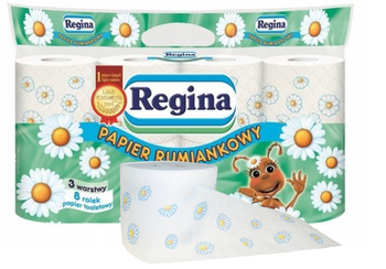 Papier toaletowy REGINA Rumianek 32 rolki (4 opak)