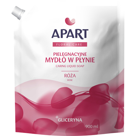 Apart Mydło w Płynie kremowe zapas 900 ml biała róża