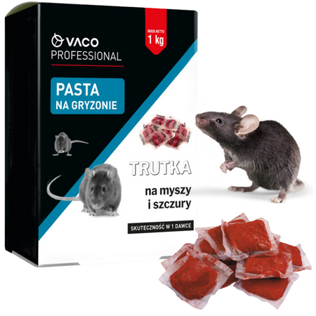 Vaco Professional Pasta Na Myszy i Szczury 1kg