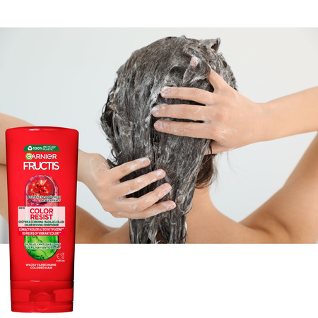 Fructis odżywka do włosów farbowanych ochronna nadaje blask 200ml