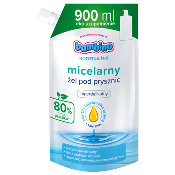 Bambino Rodzina żel pod prysznic zapas 900ml MICELARNY