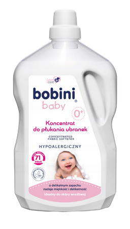 Bobini Płyn Do Płukania 2.5l  0+ Hypoalergiczny koncentrat