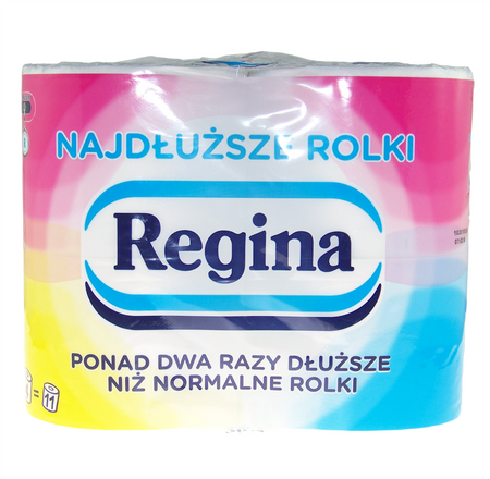 Papier toaletowy REGINA Najdłuższe rolki 4szt