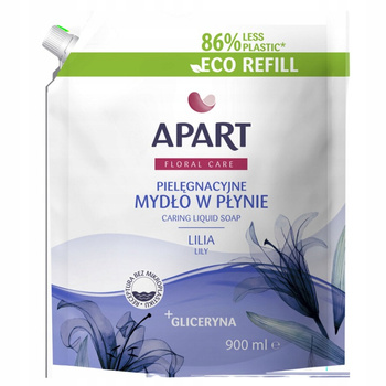 Apart Mydło w Płynie pielęgnacyjne zapas 900 ml Lilia