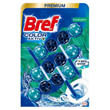 Bref Color Active zawieszka do WC 3x50g eukaliptus