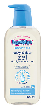 Bambino Rodzina Odświeżający Żel Do Higieny Intymnej 400ml