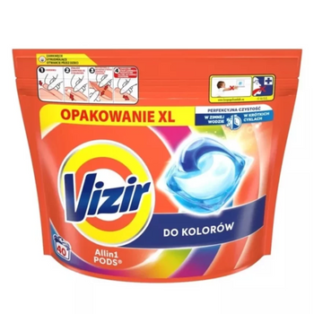 Kapsułki do prania VIZIR All in 1 Pods Color - 40 szt