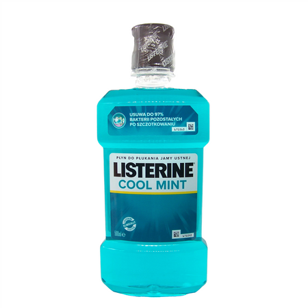 Listerine Cool Mint Płyn Do Płukania Jamy Ustnej 500ml