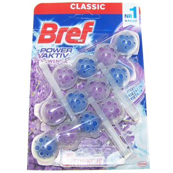 Bref Power Aktiv Lawendowe Pole Zawieszka Do Wc 3 x 50g