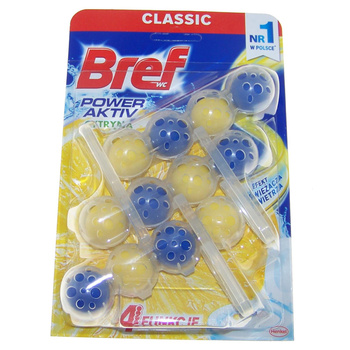 Bref Power Aktiv Soczysta Cytryna Zawieszka Do wc 3x50g