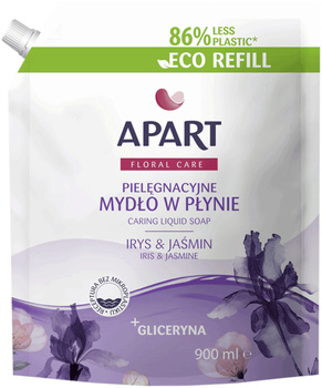  Apart Mydło w Płynie pielęgnacyjne  zapas 900 ml Irys Jaśmin