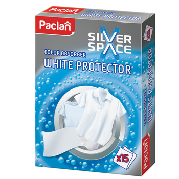 Chusteczki do prania wspomagające biel 10 szt Paclan  Silver Space