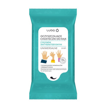 Luba antybakteryjne chusteczki do rąk 15szt