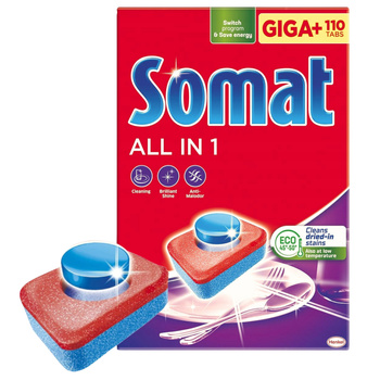 Somat  all in one GIGA 110 szt tabletki do zmywarki 