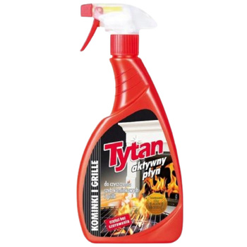 Tytan aktywny płyn do czyszczenia szyb kominkowych i grilli 500g