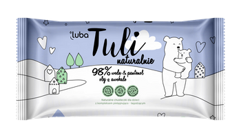 Chusteczki nawilżane naturalne Tuli  98% woda 50szt