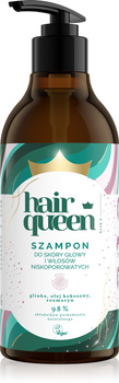 Hair Queen szampon do włosów niskoporowatych 400ml
