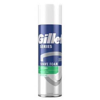 Pianka do golenia Gillette Series Soothing Sensitive Aloe Vera