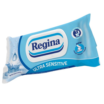 Regina Nawilżany Papier Toaletowy Ultra Sensitive 42 listki