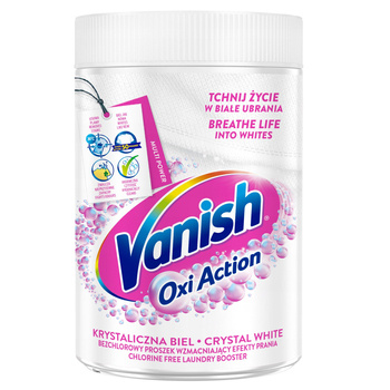 Vanish proszek  oxy white 500g do białych jasnych tkanin odplamiacz