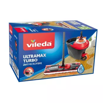 Vileda Mop Płaski obrotowy Ultramax TURBO Easy Wring