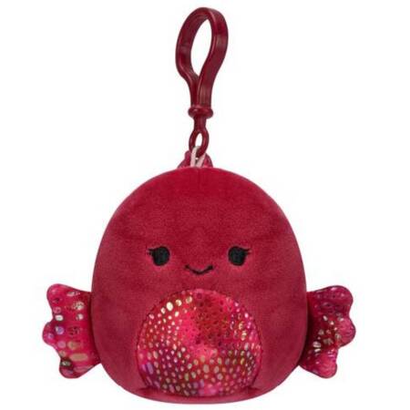 Czerwona Rybka BARELLA Squishmallows Clip On – brelok zawieszka maskotka pluszak 9cm