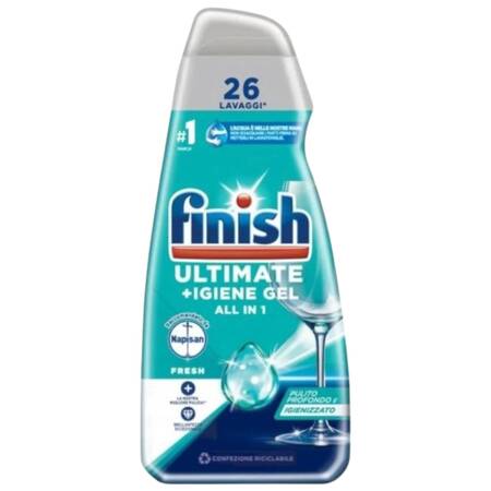 FINISH ULTIMATE ŻEL DO ZMYWARKI 560ML HIGIENICZNA CZYSTOŚĆ 560 ML 26 MYĆ