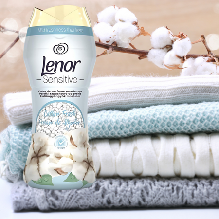 Lenor Perełki do prania Cotton Fresh 210g