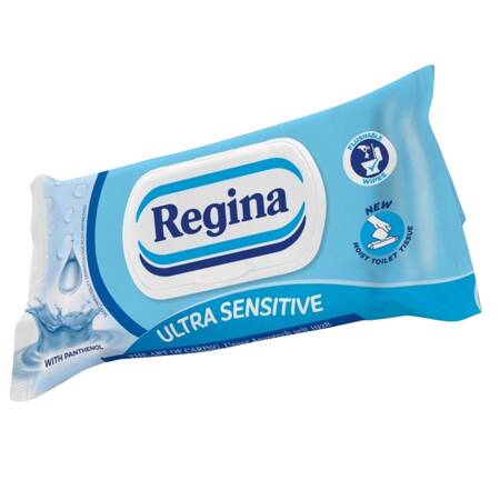 Regina Nawilżany Papier Toaletowy Ultra Sensitive 42 listki