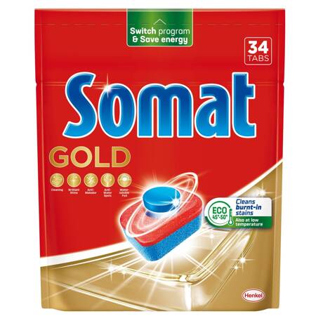 Somat Gold tabletki do zmywarki 34 sztuki