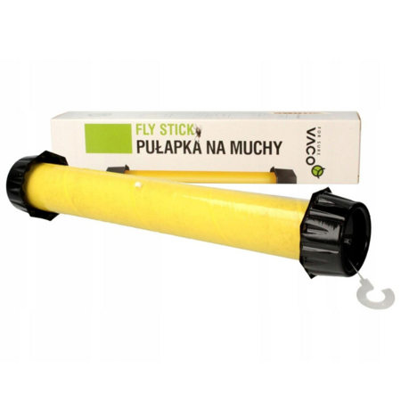 VACO ECO FLY STICK PUŁAPKA LEP NA MUCHY muszki owocówki 1 SZT